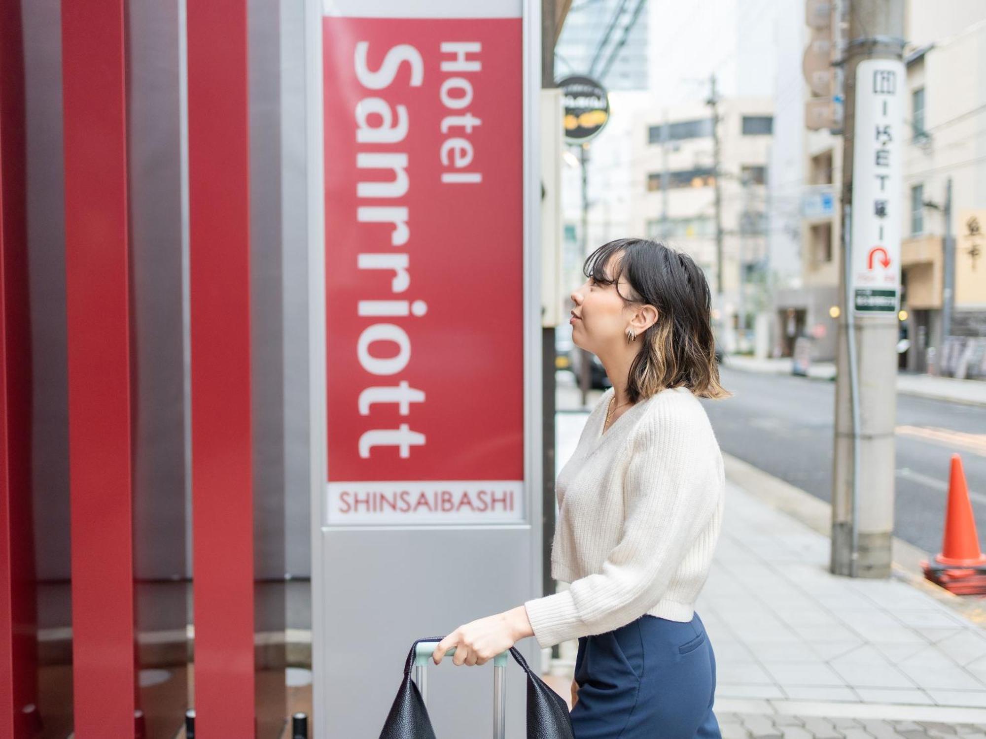 Hotel Sanrriott Shinsaibashi Osaka Esterno foto